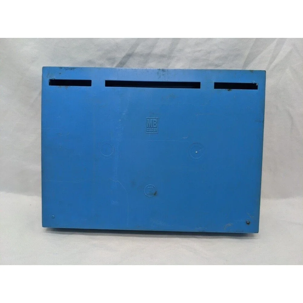 1967 Battleship Blue Board And White Pegs Only For One Player